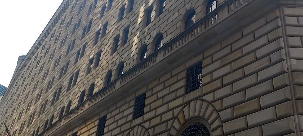 The Federal Reserve Bank of New York building