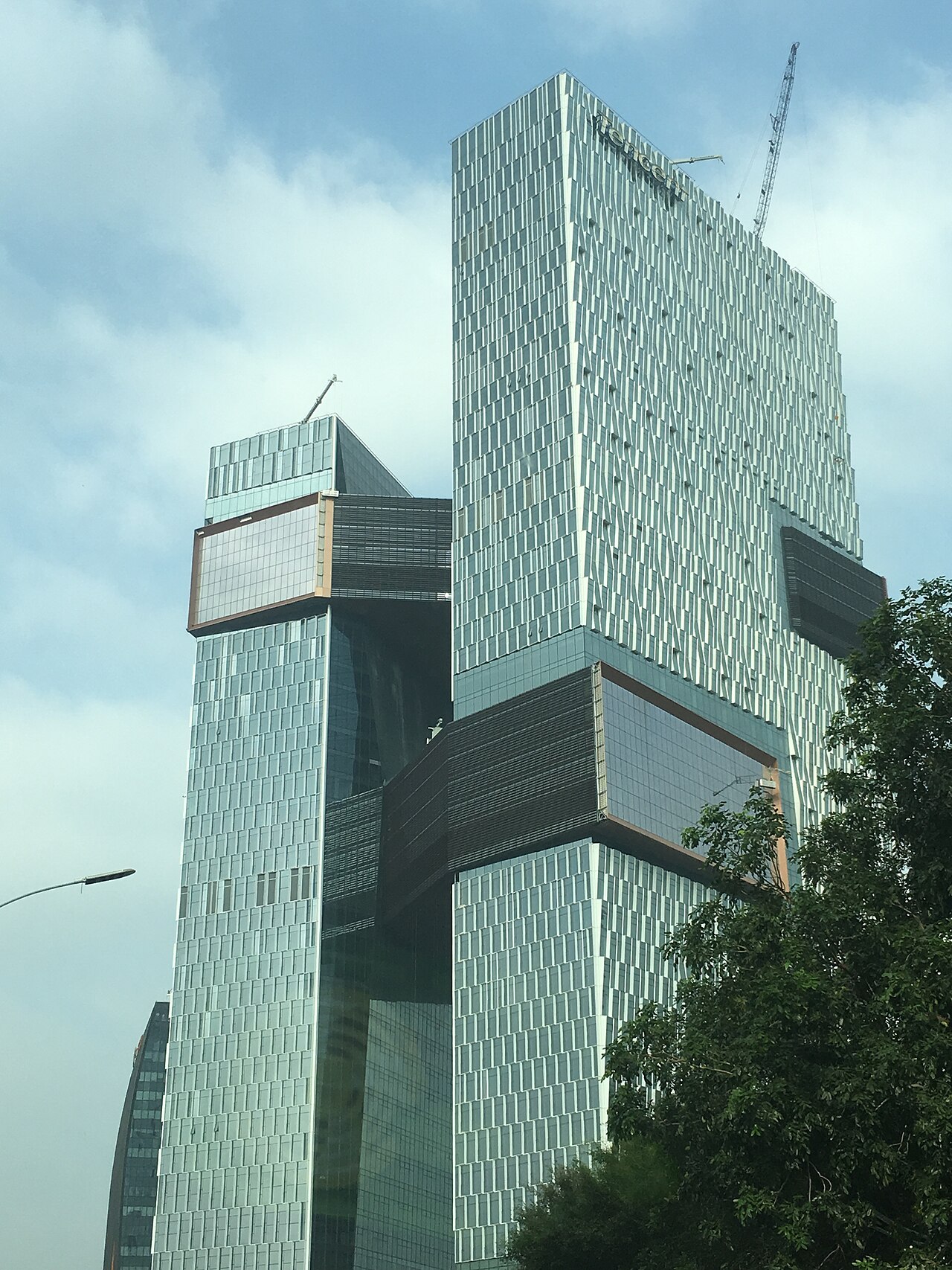Tencent Binhai Mansion, the company's headquarters in Shenzhen